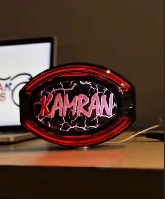 Customized Name Backlight New Style Most Selling 2026 اپنی مرضی کا نام لکھوائیں