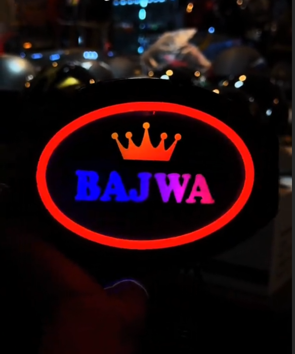 Customized Name Backlight New Style Most Selling 2026 اپنی مرضی کا نام لکھوائیں