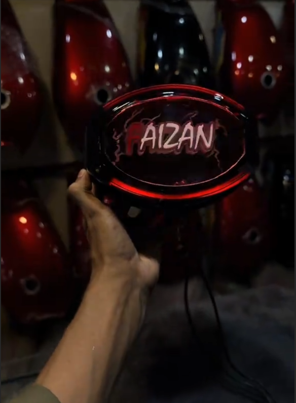 Customized Name Backlight New Style Most Selling 2026 اپنی مرضی کا نام لکھوائیں