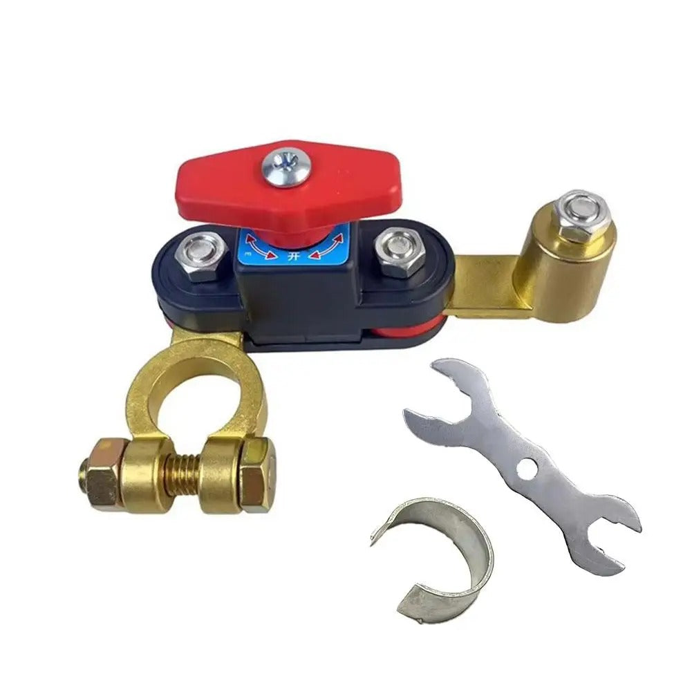 Universal Car Battery Disconnect Switch with Pure Copper Terminal – Safe Power Cut-Off for Vehicles
